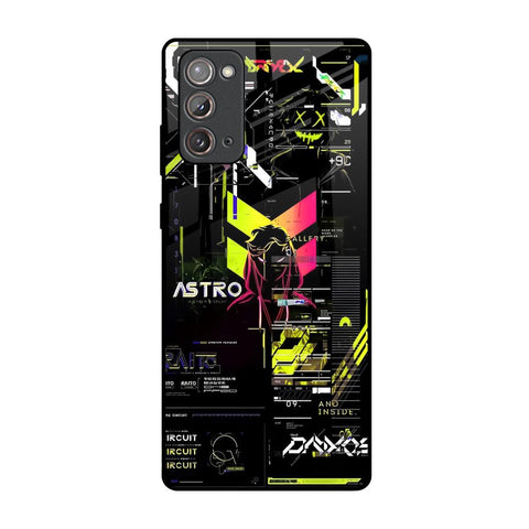 Astro Glitch Glossy Case for Samsung Galaxy Note 20