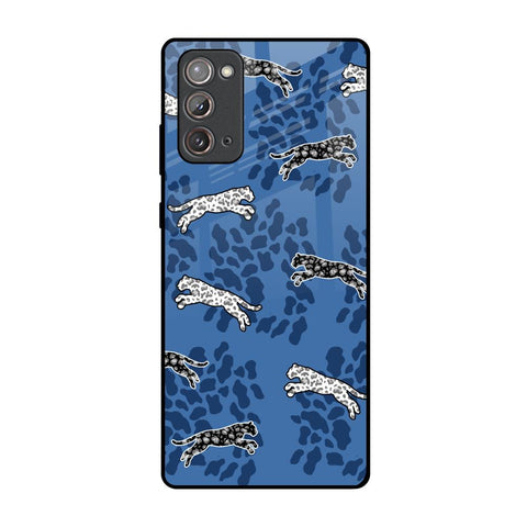 Blue Cheetah Glossy Case for Samsung Galaxy Note 20