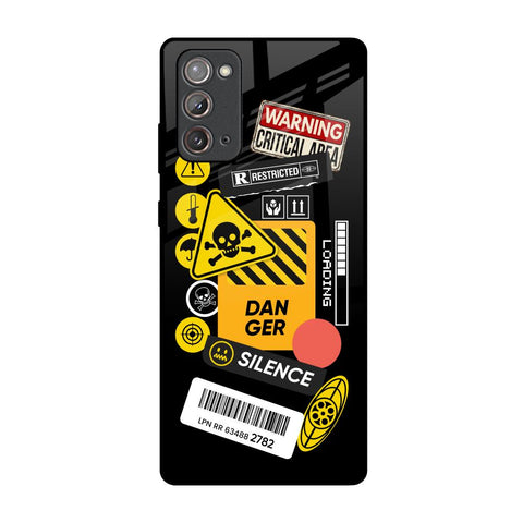 Danger Signs Glossy Case for Samsung Galaxy Note 20