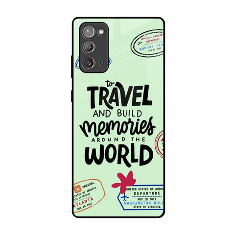 Travel Stamps Glossy Case for Samsung Galaxy Note 20