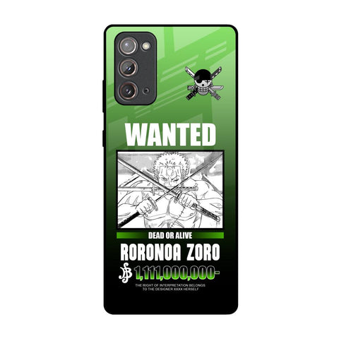 Zoro Wanted Glossy Case for Samsung Galaxy Note 20