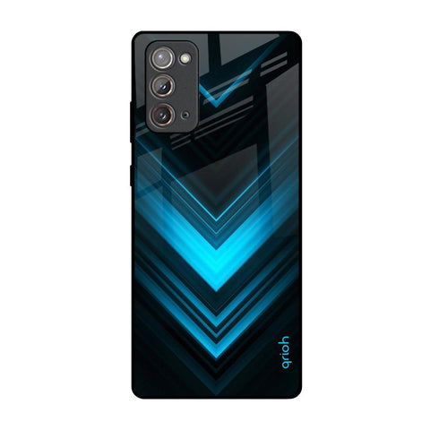 Vertical Blue Arrow Glossy Case For Samsung Galaxy Note 20