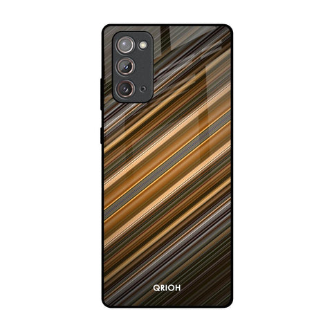 Diagonal Slash Pattern Glossy Case for Samsung Galaxy Note 20