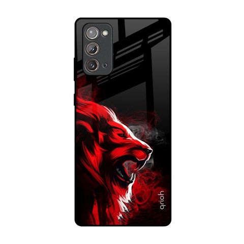 Red Angry Lion Glossy Case for Samsung Galaxy Note 20