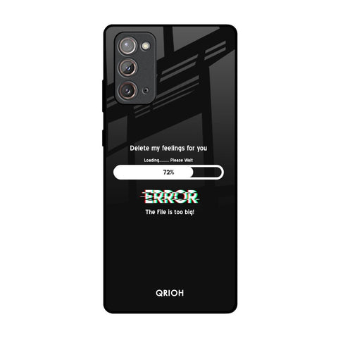 Error Glossy Case for Samsung Galaxy Note 20