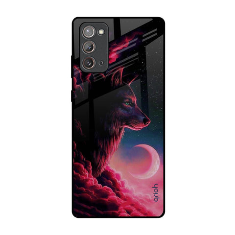 Moon Wolf Glossy Case for Samsung Galaxy Note 20