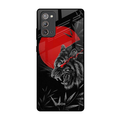 Red Moon Tiger Glossy Case for Samsung Galaxy Note 20