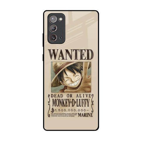 Luffy Wanted Glossy Case for Samsung Galaxy Note 20