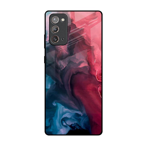 Blue & Red Smoke Glossy Case for Samsung Galaxy Note 20