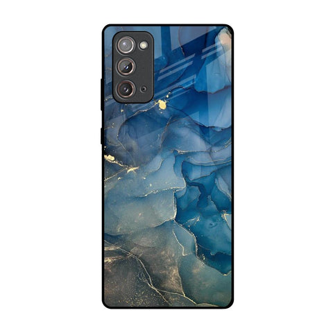 Blue Cool Marble Glossy Case for Samsung Galaxy Note 20