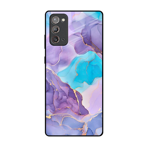 Alcohol ink Marble Glossy Case for Samsung Galaxy Note 20