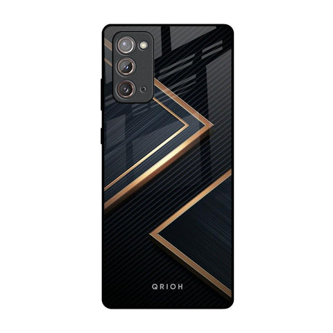 Sleek Golden & Navy Glossy Case for Samsung Galaxy Note 20