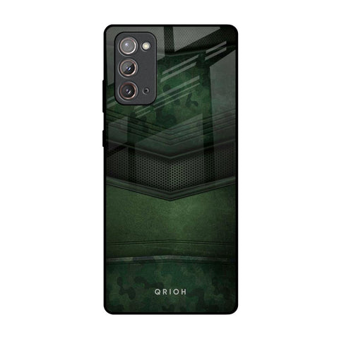 Green Leather Glossy Case for Samsung Galaxy Note 20