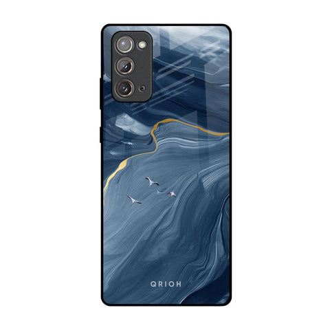 Deep Ocean Marble Glossy Case for Samsung Galaxy Note 20