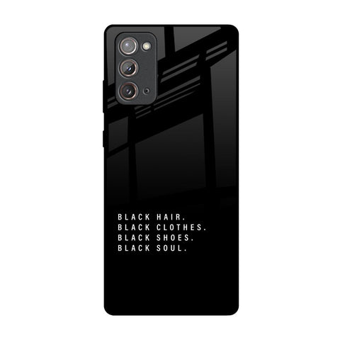 Black Soul Glossy Case for Samsung Galaxy Note 20