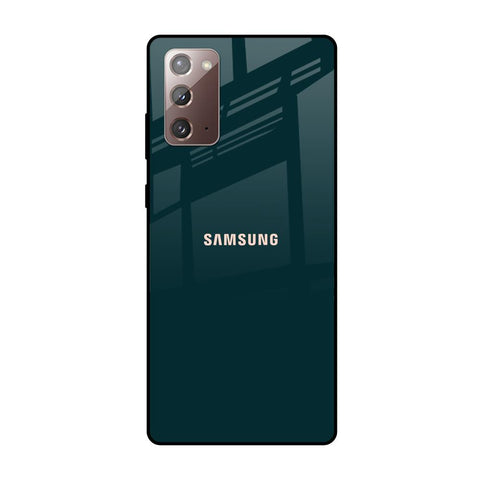 Hunter Green Glossy Case For Samsung Galaxy Note 20