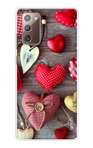 Valentine Hearts Soft Cover for Samsung Galaxy Note 20