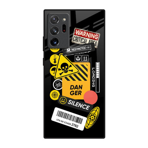 Danger Signs Glossy Case for Samsung Galaxy Note 20 Ultra