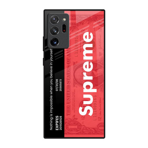 Supreme Ticket Glossy Case for Samsung Galaxy Note 20 Ultra