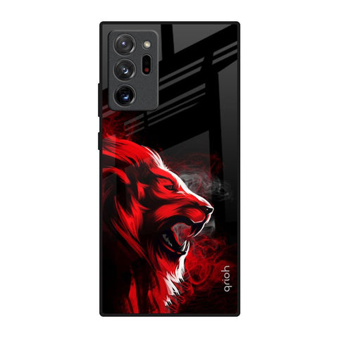 Red Angry Lion Glossy Case for Samsung Galaxy Note 20 Ultra