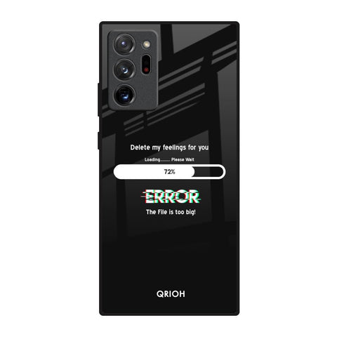 Error Glossy Case for Samsung Galaxy Note 20 Ultra