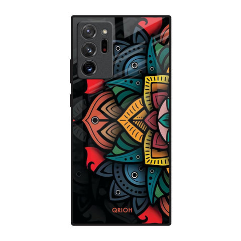 Retro Gorgeous Flower Glossy Case for Samsung Galaxy Note 20 Ultra