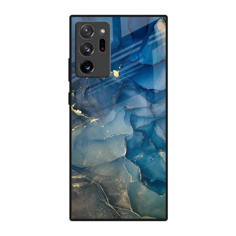 Blue Cool Marble Glossy Case for Samsung Galaxy Note 20 Ultra