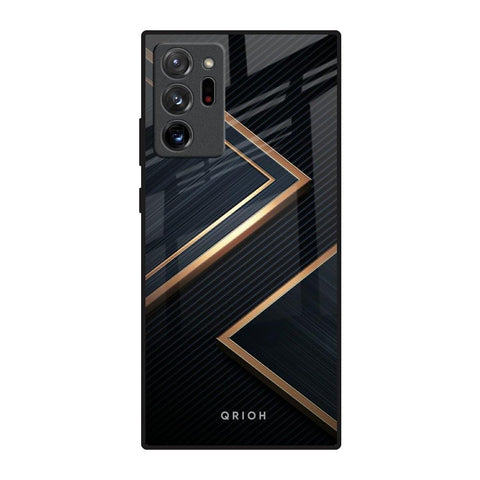Sleek Golden & Navy Glossy Case for Samsung Galaxy Note 20 Ultra