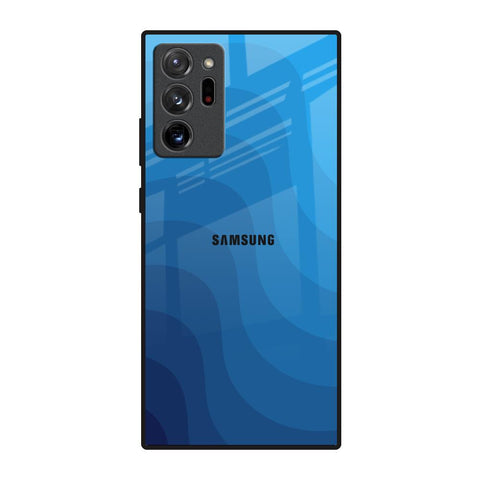 Blue Wave Abstract Glossy Case for Samsung Galaxy Note 20 Ultra