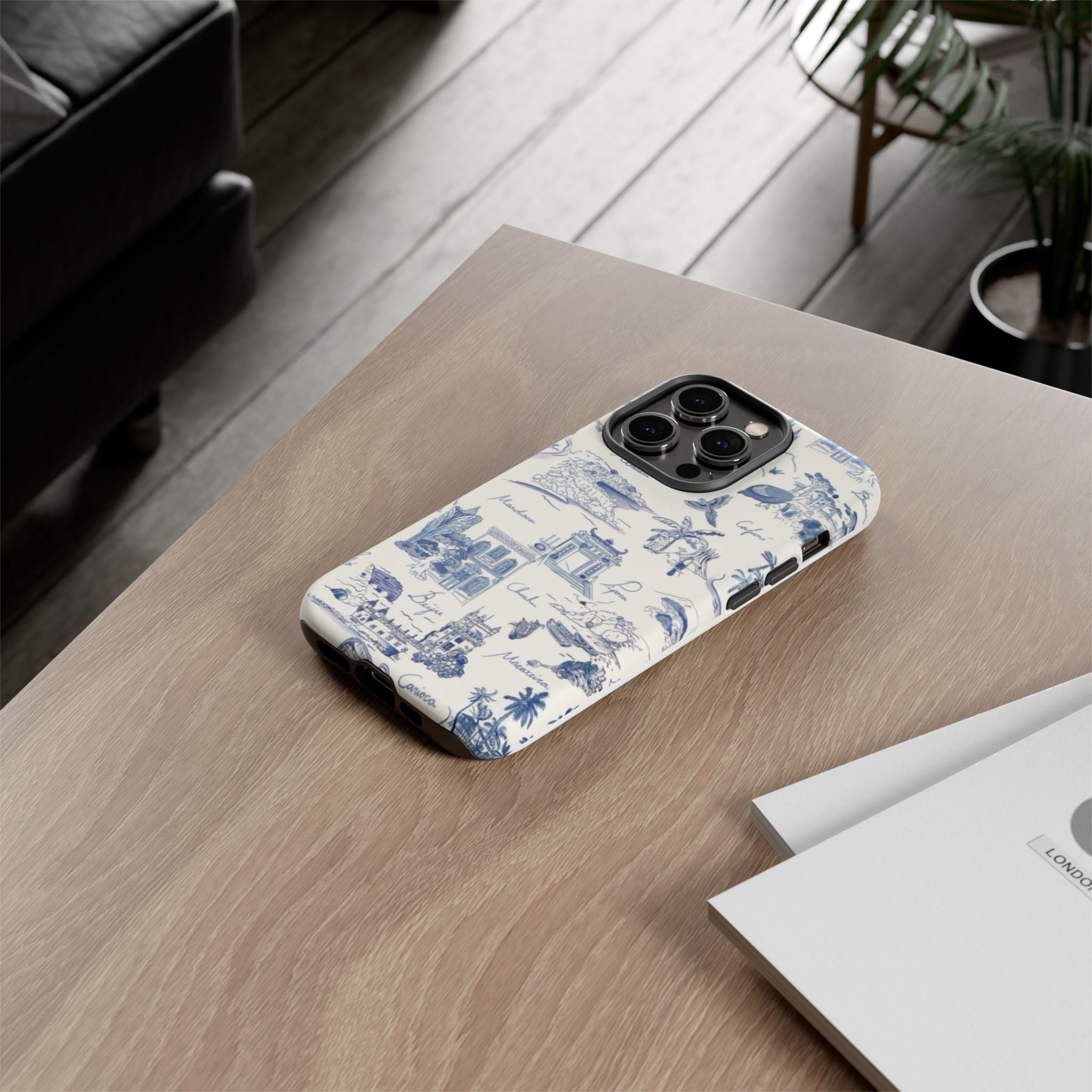Crimson Bloom Tough Case  Available For All iPhone Models