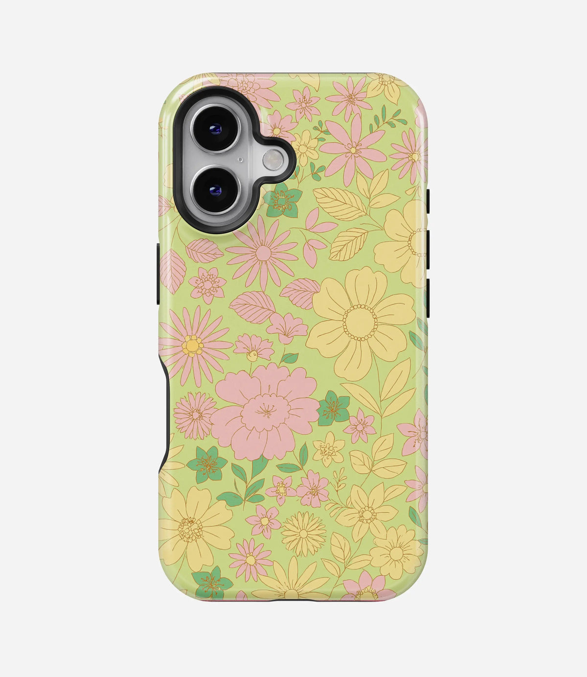 Spring Doodle Garden Premium Tough Shining Phone Case (Double Layer) Available For All iPhone Models