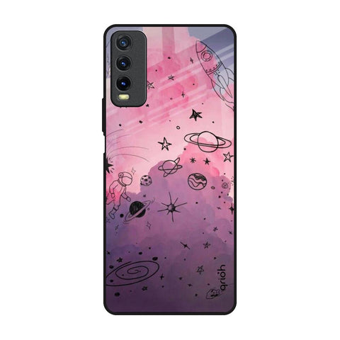 Space Doodles Glossy Case for Vivo Y20