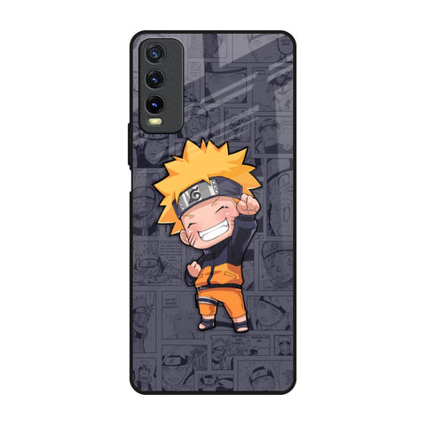 Orange Chubby Glossy Case for Vivo Y20