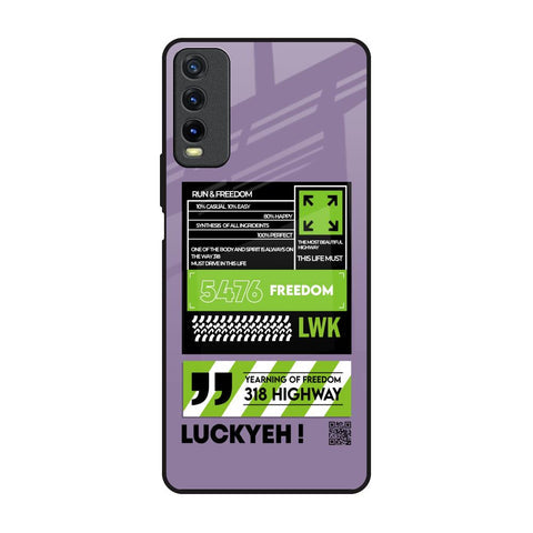 Run & Freedom Glossy Case for Vivo Y20