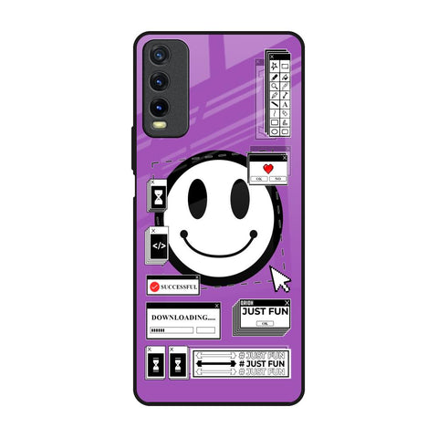 Code with Smile Glossy Case for Vivo Y20
