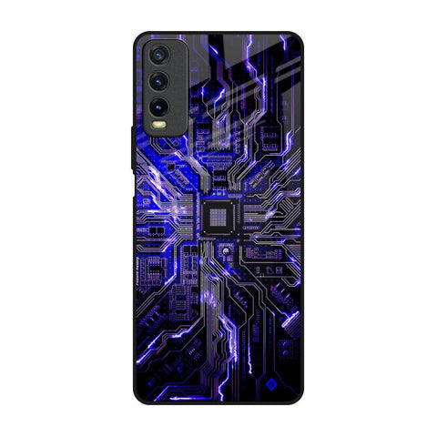 Techno Color Pattern Glossy Case For Vivo Y20