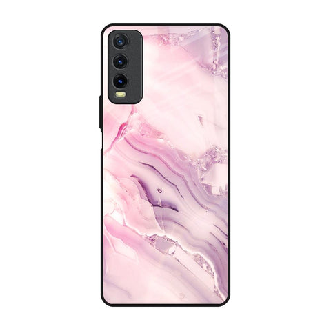 Diamond Pink Gradient Glossy Case For Vivo Y20