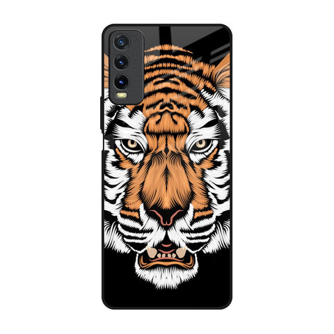 Angry Tiger Glossy Case For Vivo Y20