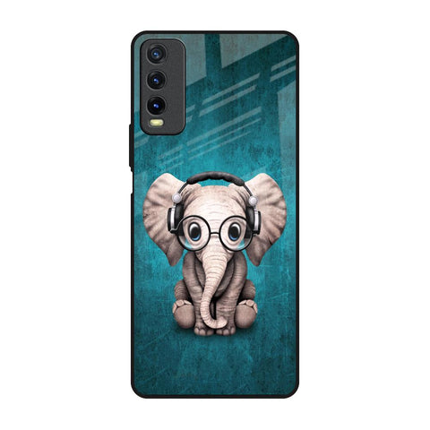 Adorable Baby Elephant Glossy Case For Vivo Y20