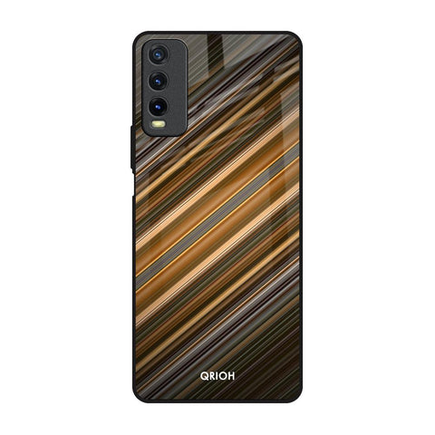 Diagonal Slash Pattern Glossy Case for Vivo Y20