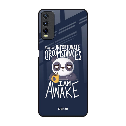 Struggling Panda Glossy Case for Vivo Y20