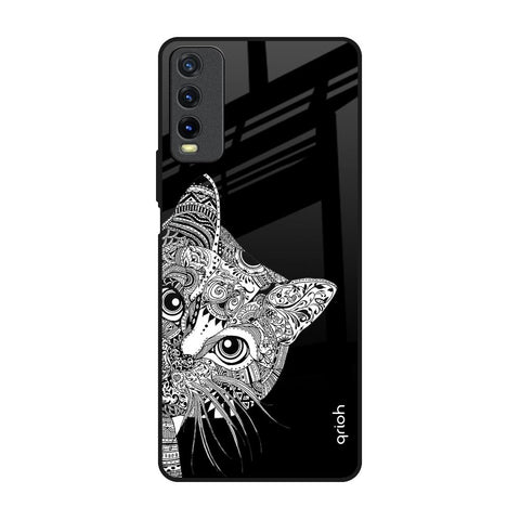 Kitten Mandala Glossy Case for Vivo Y20