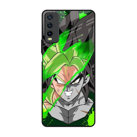 Anime Green Splash Glossy Case for Vivo Y20