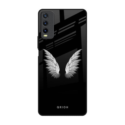 White Angel Wings Glossy Case for Vivo Y20