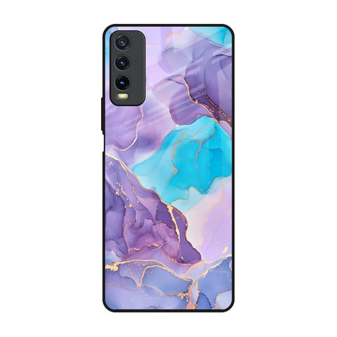Alcohol ink Marble Glossy Case for Vivo Y20