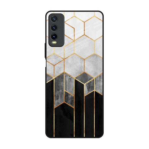 Tricolor Pattern Glossy Case for Vivo Y20