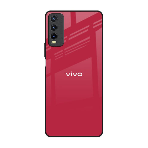 Solo Maroon Glossy case for Vivo Y20