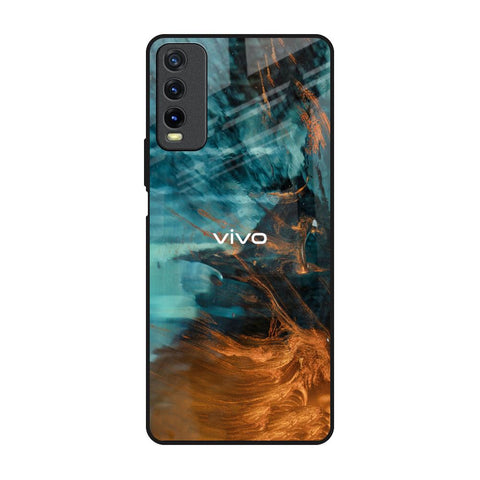 Golden Splash Glossy Case for Vivo Y20