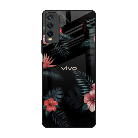 Tropical Art Flower Glossy Case for Vivo Y20