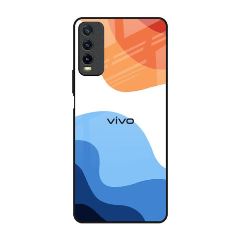 Wavy Color Pattern Glossy Case for Vivo Y20